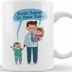 Baskı Dükkanı Babalar Günü Babaya Hediye 12013 Kupa Bardak