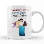 Baskı Dükkanı Babalar Günü Babaya Hediye 12023 Kupa Bardak