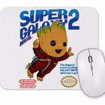 Baskı Dükkanı Baby Groot Super Galaxy Bros Mouse Pad