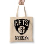 Baskı Dükkanı Basketbol Takımı Brooklyn Nets Bez Çanta