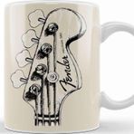 Baskı Dükkanı Bass Guitar Fender Kupa