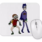 Baskı Dükkanı Batrick E Robin Morty Mouse Pad