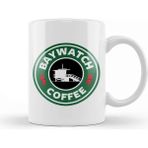 Baskı Dükkanı Baywatch Coffee Starbucks Logo Kupa
