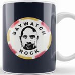 Baskı Dükkanı Baywatch Stick of Rock Dwayne Johnson Kupa