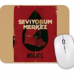 Baskı Dükkanı Behzat Ç Seviyorum Merkez Mouse Pad