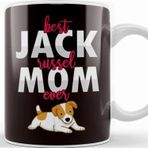 Baskı Dükkanı Best Jack Russel Terrier Mom Ever Dogs Owner Lover Kupa