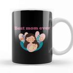 Baskı Dükkanı Best Mom Ever Anneler Günü 05 Kupa