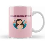 Baskı Dükkanı Best Mom Ever Anneler Günü 06 Kupa Bardak