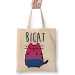 Baskı Dükkanı Bıcat Kedi Bez Çanta