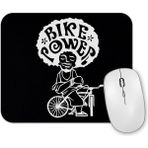 Baskı Dükkanı Bike Power Branco Mouse Pad