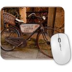 Baskı Dükkanı Bisiklet Garden Cafe Mouse Pad