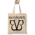 Baskı Dükkanı Black Veil Brides Falling Reverse Eyes Set To Kill Asking Alexandria Bez Uzun Saplı Krem Rengi Çanta