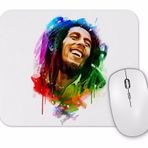 Baskı Dükkanı Bob Marley Mutluluğun Rengi Mouse Pad