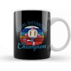 Baskı Dükkanı Bomberman Social Distancing Champion Tasse Kupa