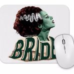 Baskı Dükkanı Bride of Frankenstein the Blushing Bride Mouse Pad