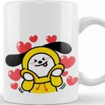 Baskı Dükkanı BT21 Chimmy Bts 01 Sihirli Porselen Kupa