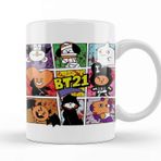 Baskı Dükkanı BT21 Halloween 01 Kupa