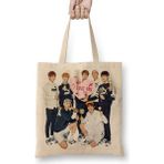 Baskı Dükkanı Bts Jin I Love You Bez Çanta