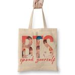Baskı Dükkanı Bts Love Yourself Speak Yourself Map Of The Soul Bez Çanta