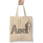 Baskı Dükkanı Bts Meets BT21 Army Bez Çanta