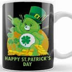 Baskı Dükkanı Care Bears Happy St Datricks Day Kupa Bardak