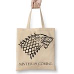Baskı Dükkanı Casa Stark Got Winter Is Coming Bez Çanta