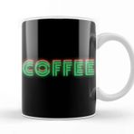 Baskı Dükkanı Cat Funny Coffee Drinks Lover Gift Quote Vintage Retro Rainbow Style Kupa Bardak