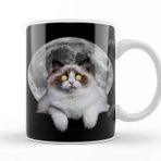 Baskı Dükkanı Cat Moon Lover Lady Gifts Kupa