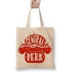 Baskı Dükkanı Central Perk Friends Bez Çanta