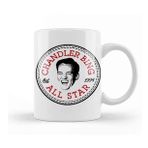 Baskı Dükkanı Chandler Bing Friends All Star Converse Logo Kupa