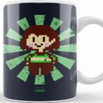 Baskı Dükkanı Chara Retro Japanese Undertale Kupa