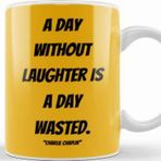 Baskı Dükkanı Charlie Chaplin Quotes Ar T Gift Vintage Retro Style Kupa