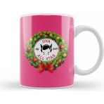 Baskı Dükkanı Christmas All Star Overwatch Dva Wreath Kupa Bardak