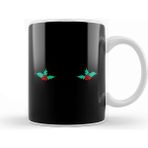 Baskı Dükkanı Christmas Chest Holly Kupa Bardak