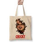 Baskı Dükkanı Chucky Korku Bez Çanta