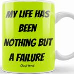 Baskı Dükkanı Claude Monet Quotes Gifts Vintage Retro Rainbow Style Kupa