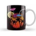 Baskı Dükkanı Coconut Cocktail Summer Island Vacation Hawaii Beach Aloha Kupa