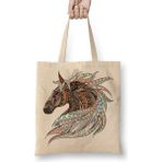 Baskı Dükkanı Color Horse Bez Çanta