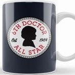 Baskı Dükkanı Converse All Star Sixth Doctor Who Kupa Bardak