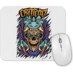 Baskı Dükkanı Criticalz Skull Tribal Mouse Pad