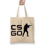 Baskı Dükkanı Csgo Counter Strike Logo Bez Çanta