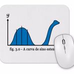 Baskı Dükkanı Curva De Sino Estendida Mouse Pad