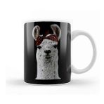Baskı Dükkanı Cute & Adorable Gangster Bandana Llama Thug Lama Kupa Bardak