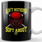Baskı Dükkanı Cute Aint Nothing Soft About It Softball Pun Kupa Bardak