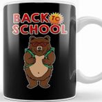 Baskı Dükkanı Cute Back To School Adorable Bear With Backpack Kupa