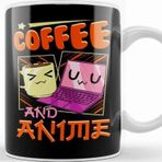 Baskı Dükkanı Cute & Funny Coffee And Anime Kawaii Coffee Cup Kupa Bardak