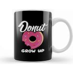 Baskı Dükkanı Cute & Funny Donut Grow Up Pun Do Not Grow Up Joke Kupa Bardak