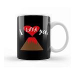 Baskı Dükkanı Cute & Funny I Lava You Volcano Valentine's Day Kupa Bardak