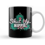 Baskı Dükkanı Cute Funny Shut Up Hippie Anti Hipster Kupa