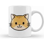 Baskı Dükkanı Cute Ginger Cat Eddie the Ginger Kedi Kupa